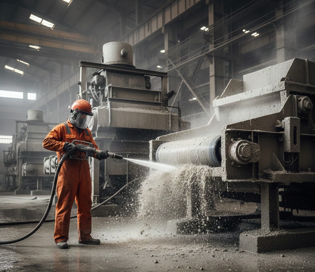 Cement factory cleaning