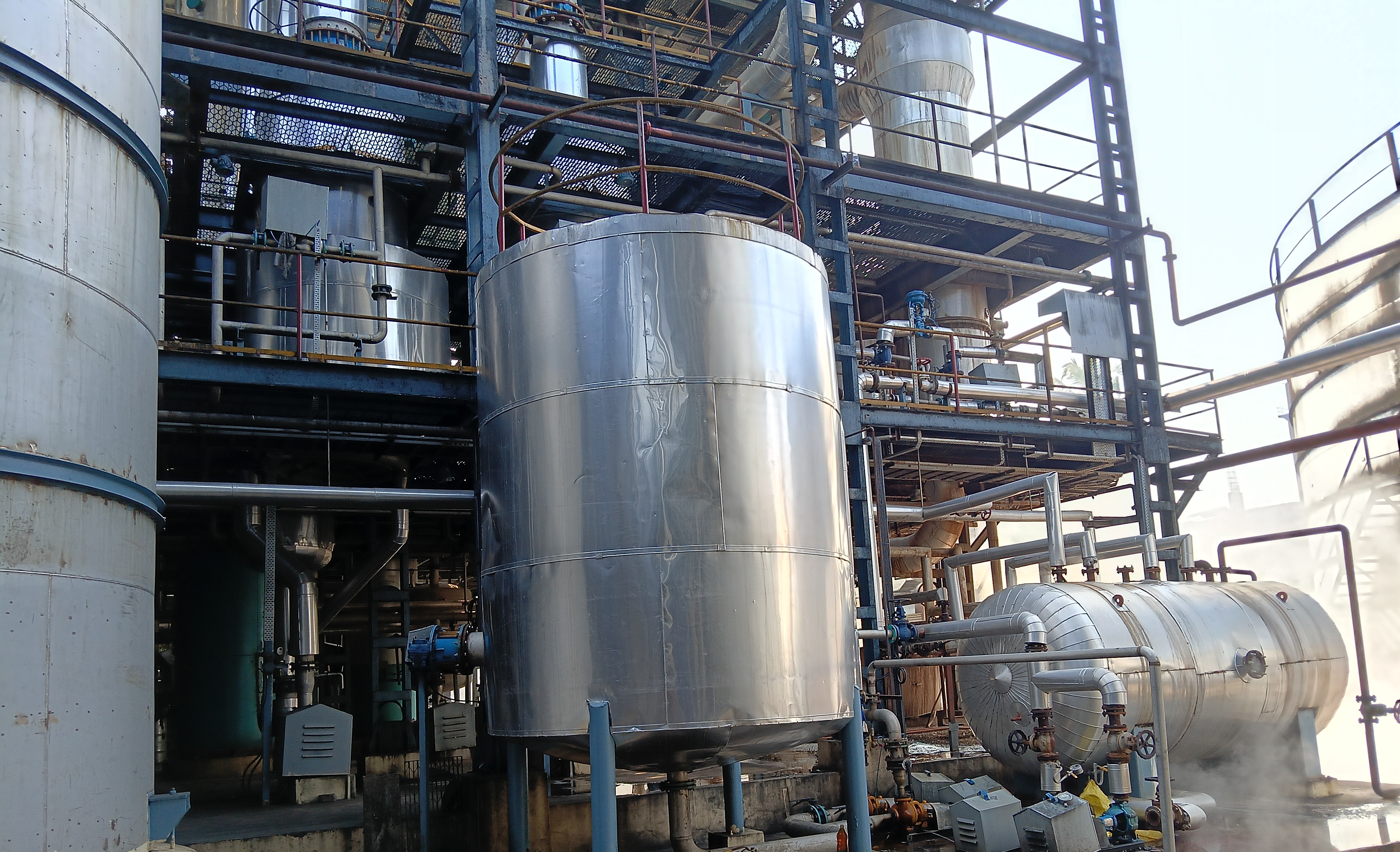 Chemical plant cleaning